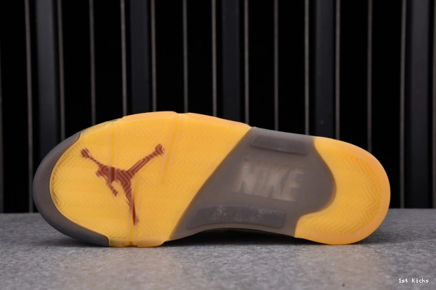 Jordan OFF-WHITE 5 DH8565-100 Sail Retro 0815